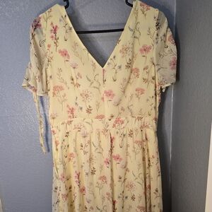 Orsay yellow floral dress